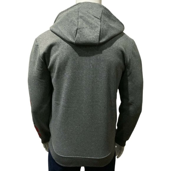 ECKO UNLTD. MEN'S GRAY ZIP UP HOODIE SWEATSHIRT - Picture 5 of 5